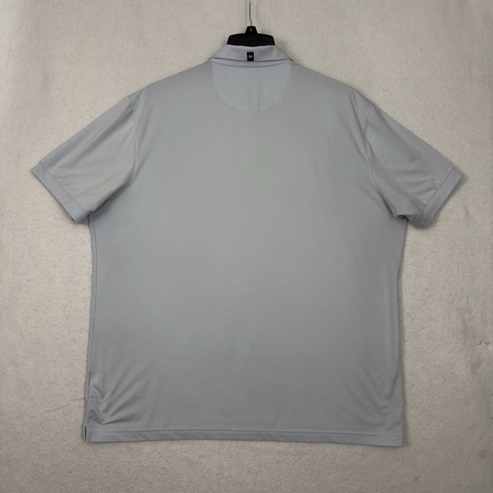 Mizzen Main Polo Shirt Mens Large Classic Performance Stretch Light Blue - Picture 4 of 10
